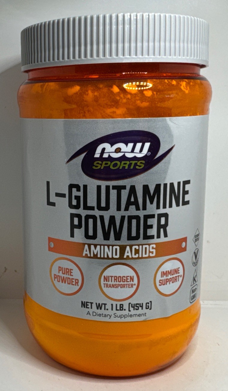 2X NOW Foods Sports L-Glutamine Powder 454g Creatine Monohydrate 600g Exp 9/29