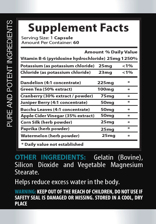 Green tea fat burner – WATER AWAY PILLS MEGA BLEND – fat burner extreme – 2 Bot