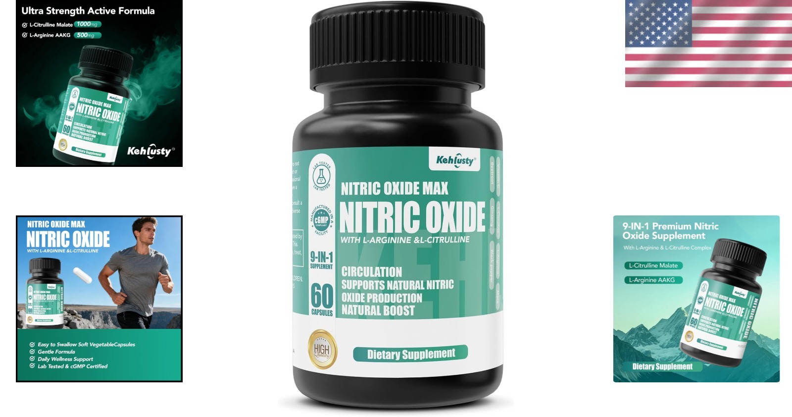 All-in-One Nitric Oxide Booster with Beetroot & Maca Extract | Stamina + Energy!