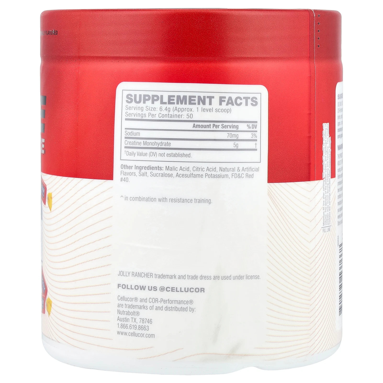 COR-Performance® Creatine, Jolly Rancher, Cherry, 11.3 oz (321 g)