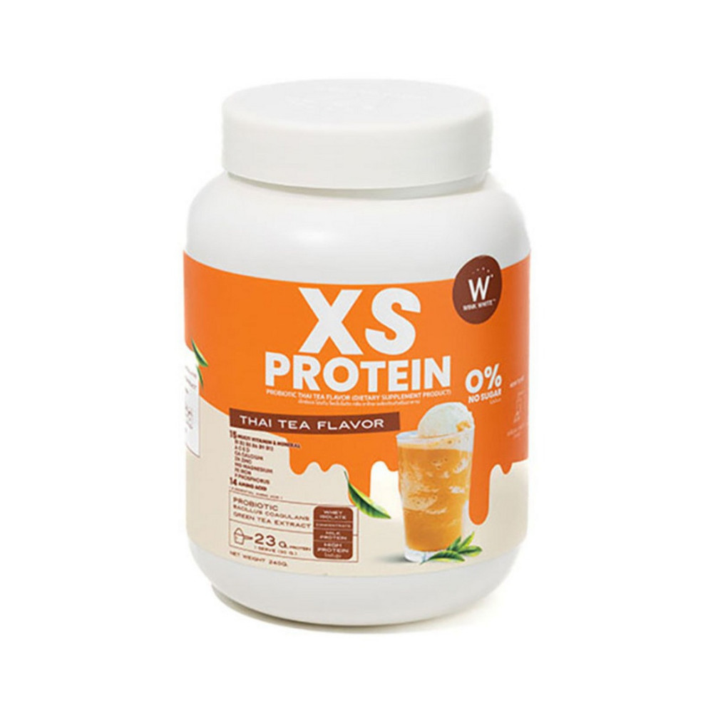 Whey Protein Powder Thai Tea Flavor Probiotic Drink WINK WHITE 240g x 2