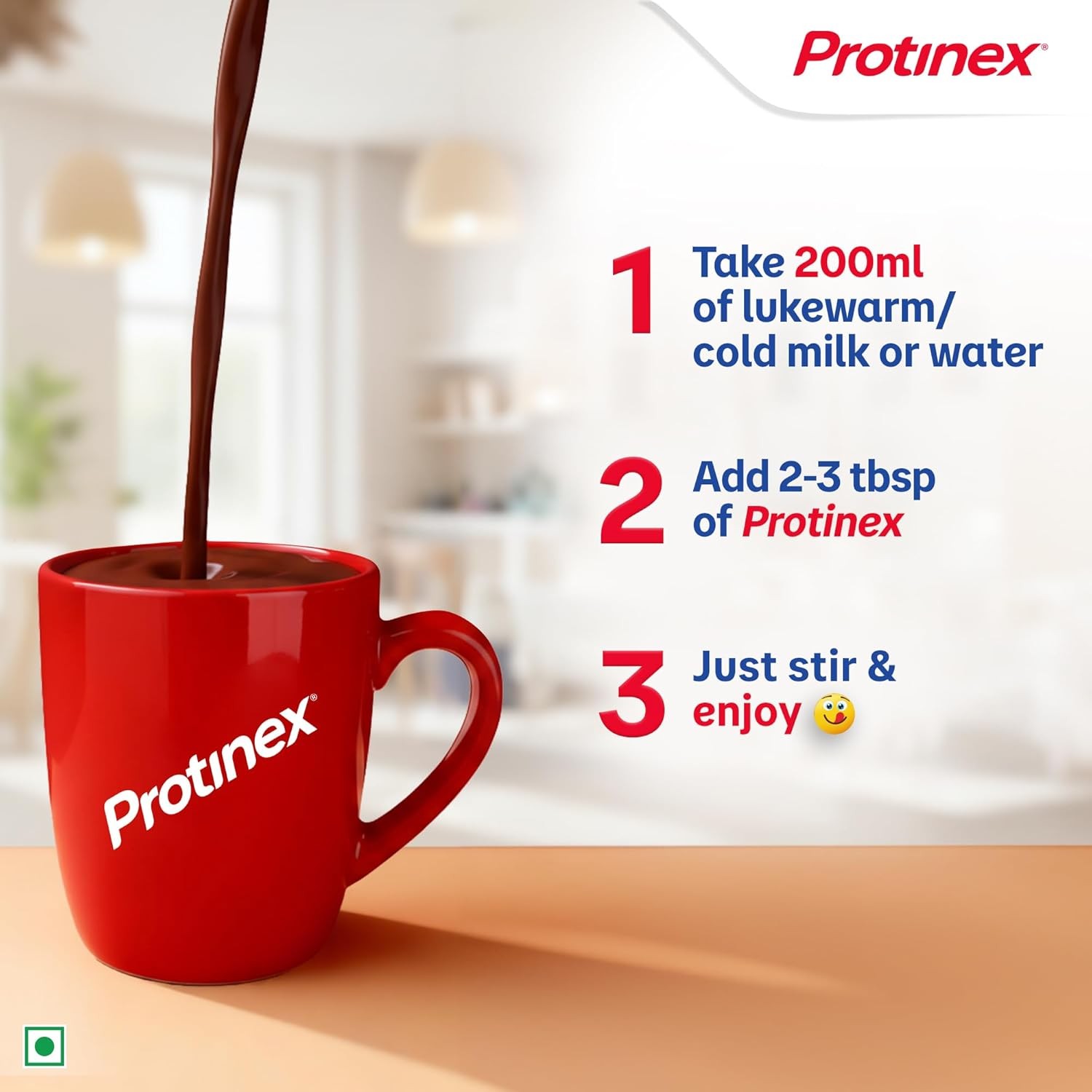 Protinex Health Supplement And Protein Mix For Adults Chocolate Flavor, 400g Jar