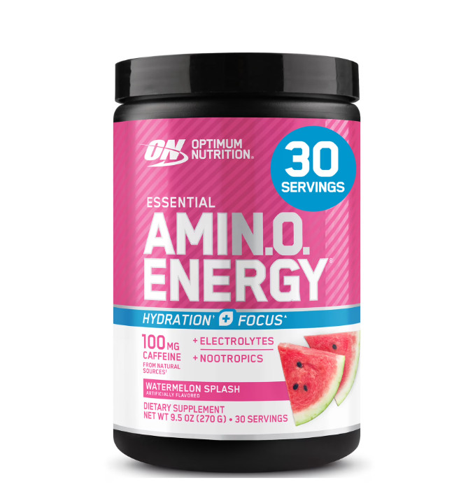 Optimum Nutrition Amino Energy Hydration Plus Focus Watermelon 30 Servings