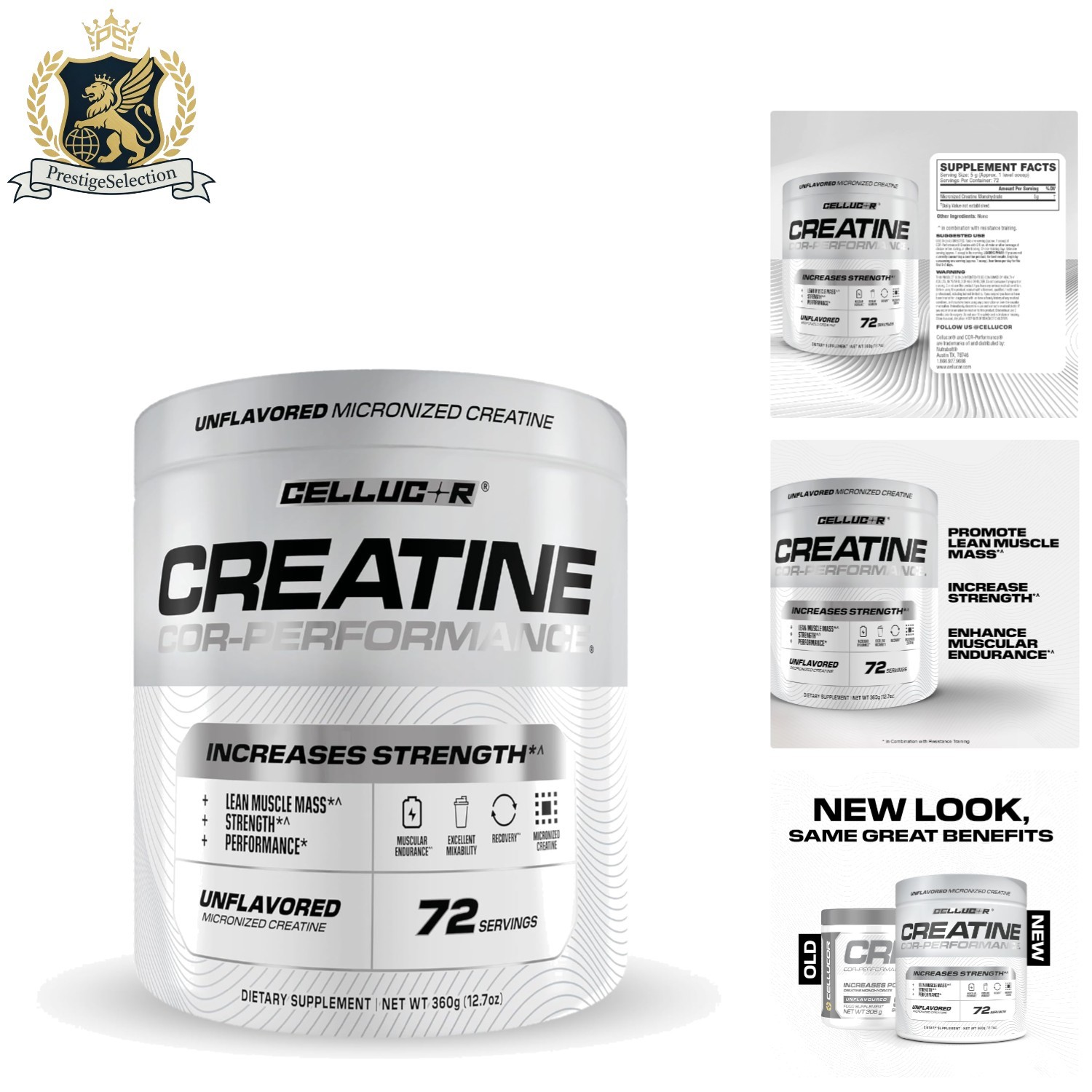 Micronized Creatine Monohydrate – 72 Servings for Enhanced Endurance & Recovery