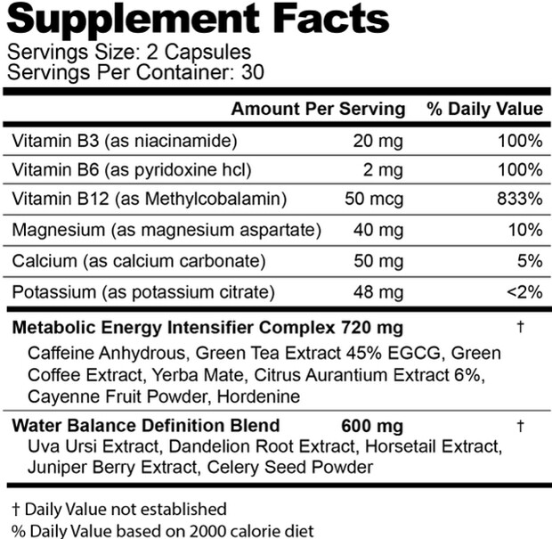 Thermogenic Fat Burner Ab Solution Cuts Vyotech Nutritionals 1 Bottle