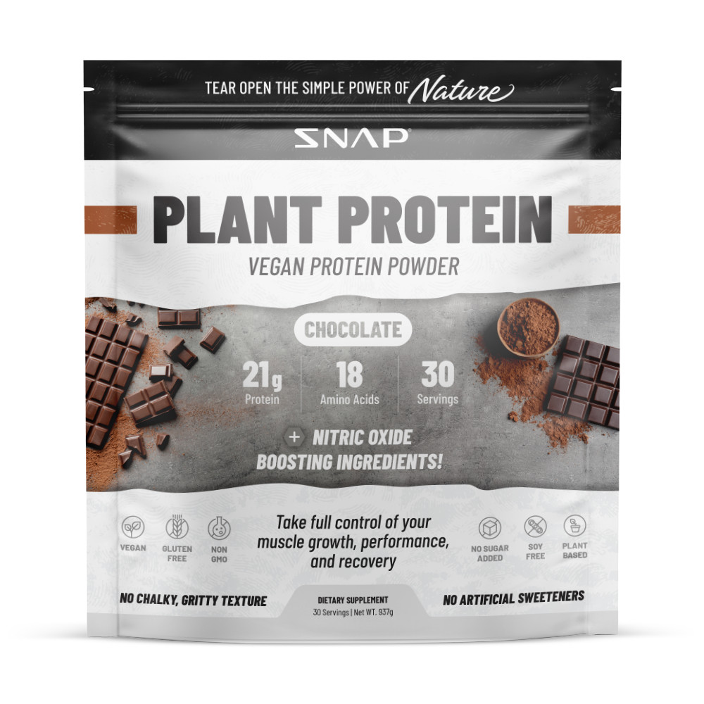 Plant Vegan Protein Powder, Muscle Growth, Performance & Recovery – Chocolate