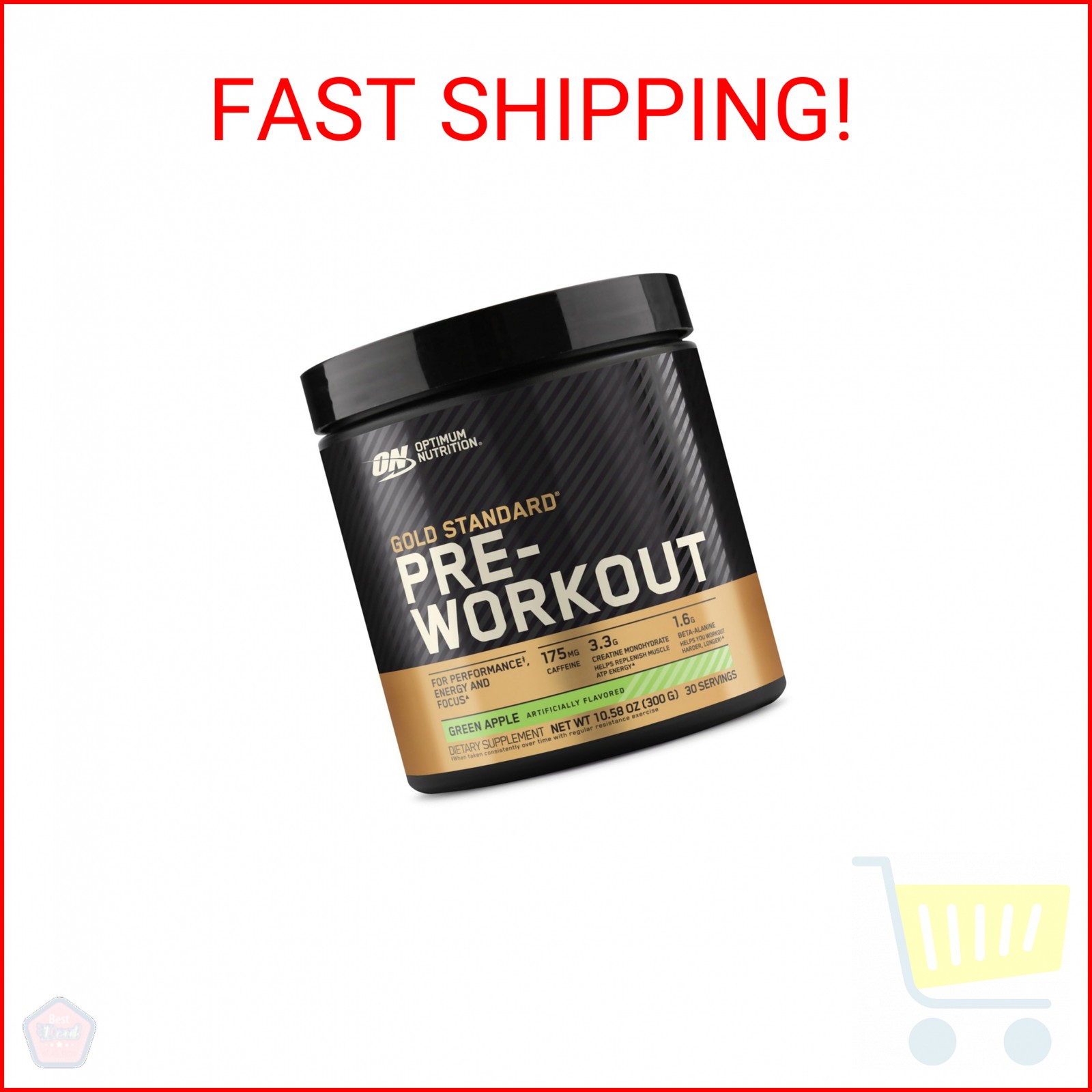 Optimum Nutrition Gold Standard Pre Workout with Creatine, Beta-Alanine, and Caf