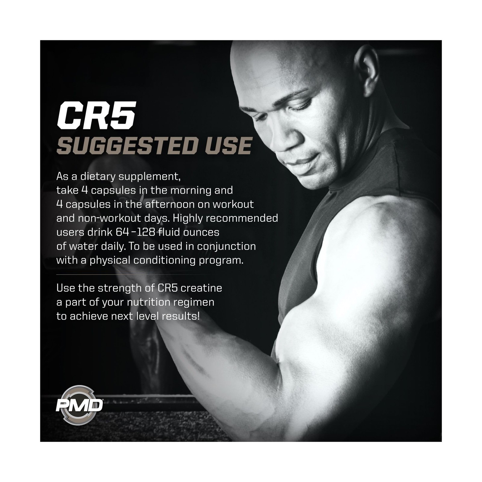 PMD CR5 Creatine for Strength and Recovery – 240 Capsules | Endurance, Energy…