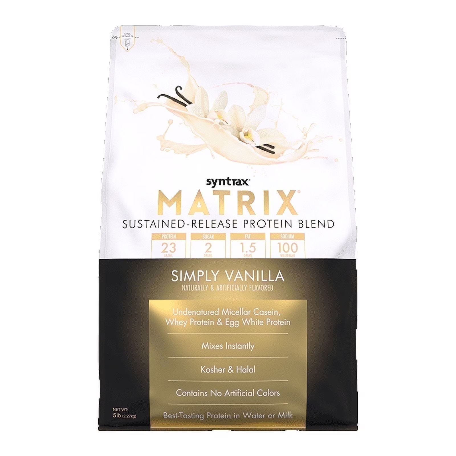 Matrix Peanut Butter Cookie Sustained‑Release Protein Powder Blend 2 Lb with Rea