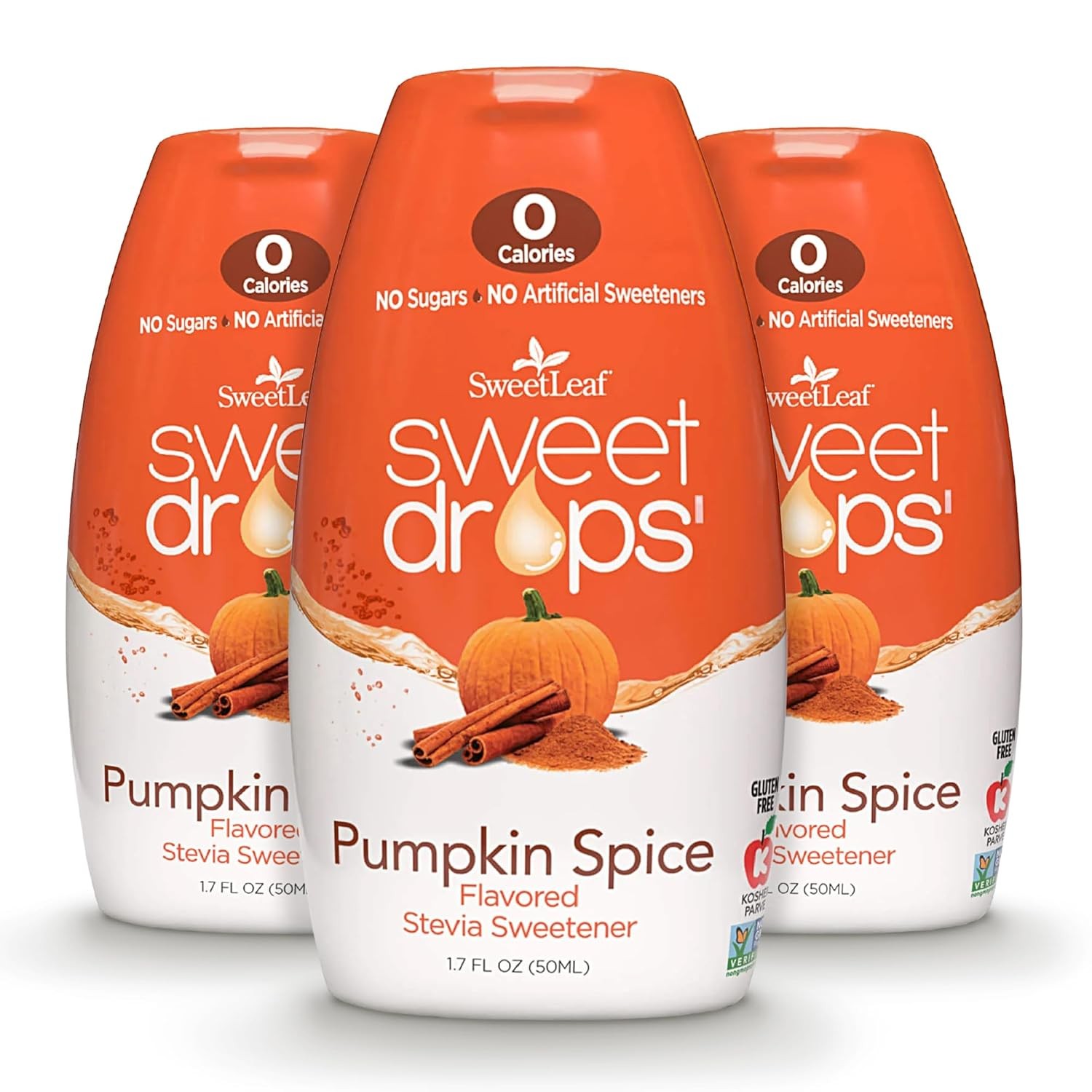 SweetLeaf Sweet Drops – Flavored Stevia Liquid 1.7 Fl Oz (Pack of 3)