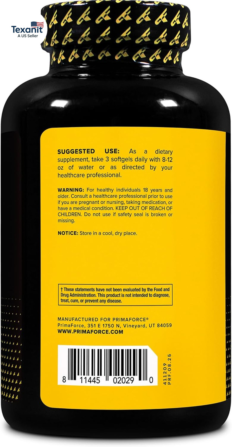CLA 2400 Mg per Serving (180 Softgels) – Max CLA – for Men and Women, Non-Stimul