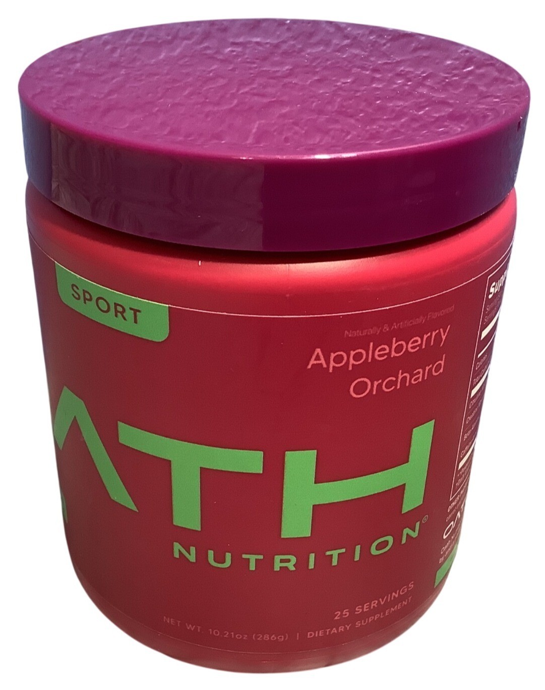 Oath Nutrition Pre-Workout Sport Nutrition Supplement Appleberry Orchard 10/2026