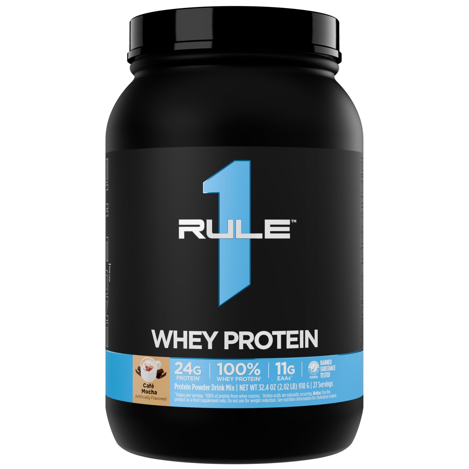 Rule 1 Whey Protein – 24g FastActing Protein from AllWhey Sources with Natura…