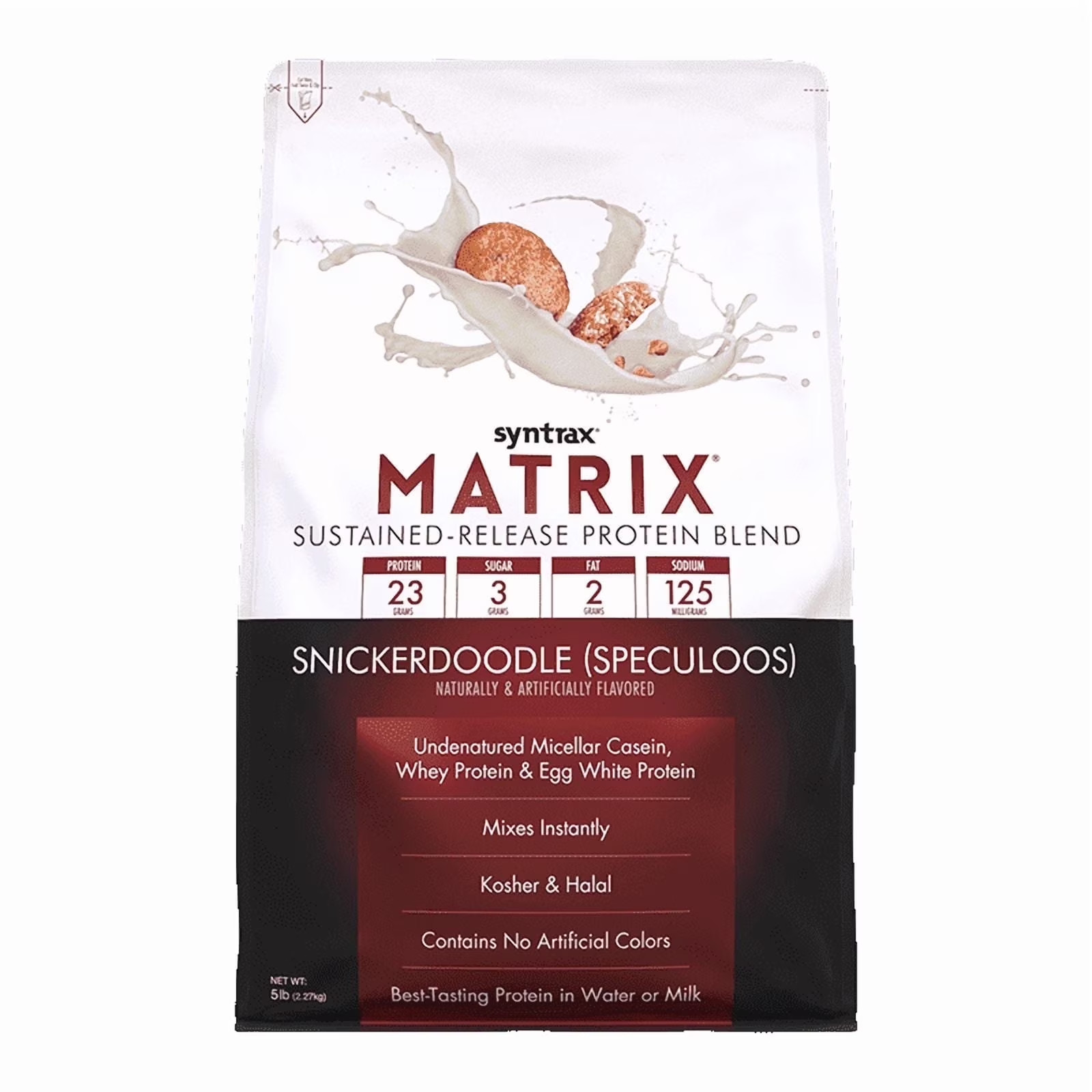 Matrix Peanut Butter Cookie Sustained‑Release Protein Powder Blend 2 Lb with Rea