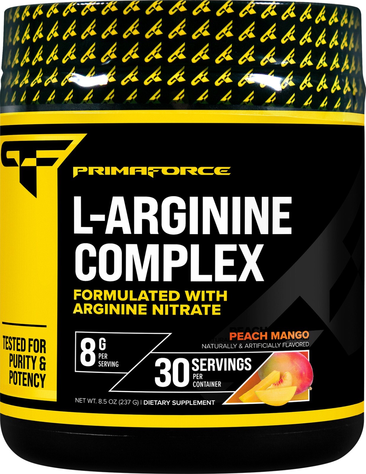 PrimaForce L-Arginine Complex Powder (30 Servings Per Bottle) (Peach Mango)