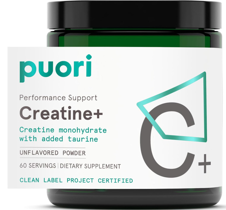 PUORI CREATINE+ WITH TAURINE UNFLAVORED POWDER SUPPLEMENT BRAND NEW &SEALED