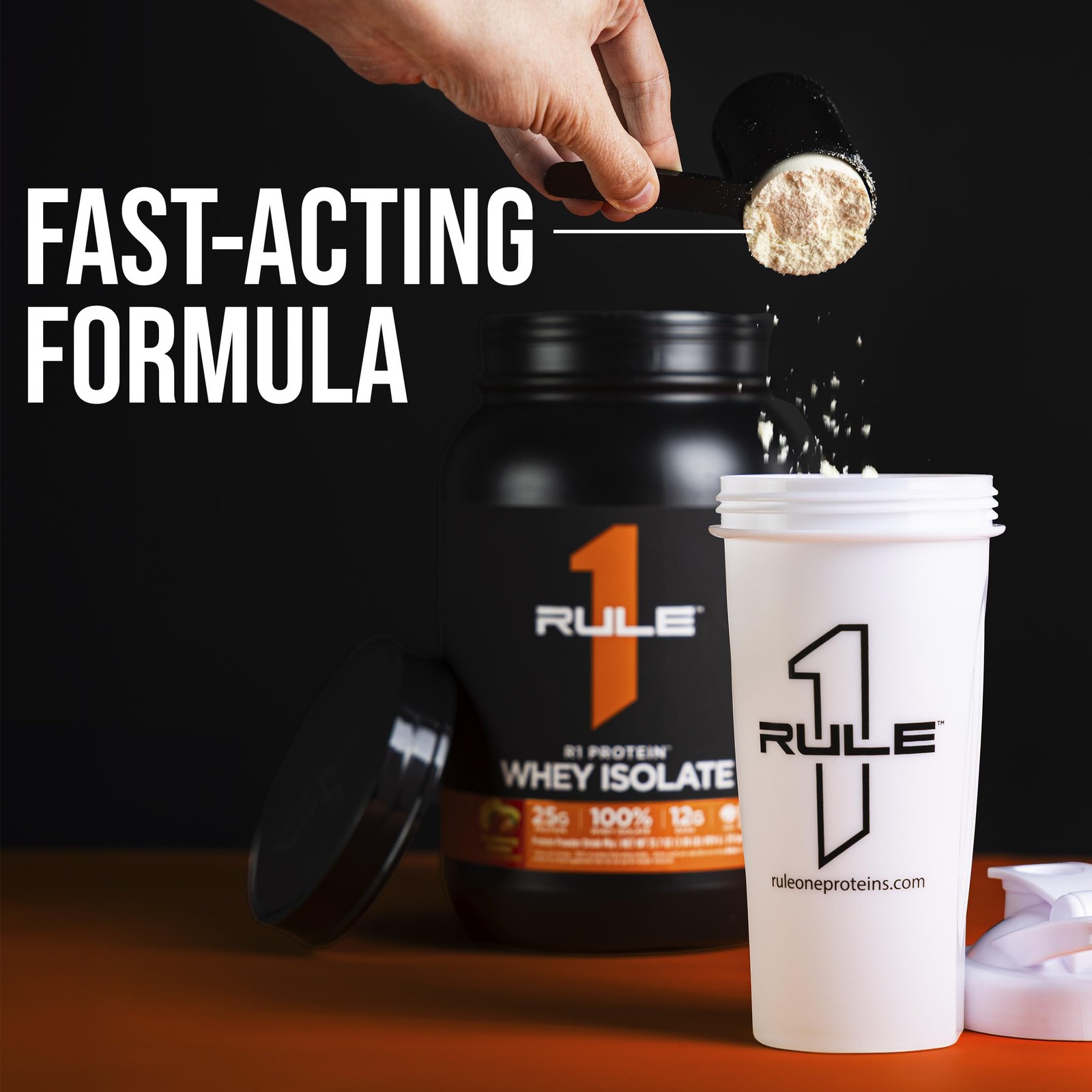 Rule 1 Proteins R1 Protein Whey Isolate with 25g Protein & 6g BCAA Exclusive…