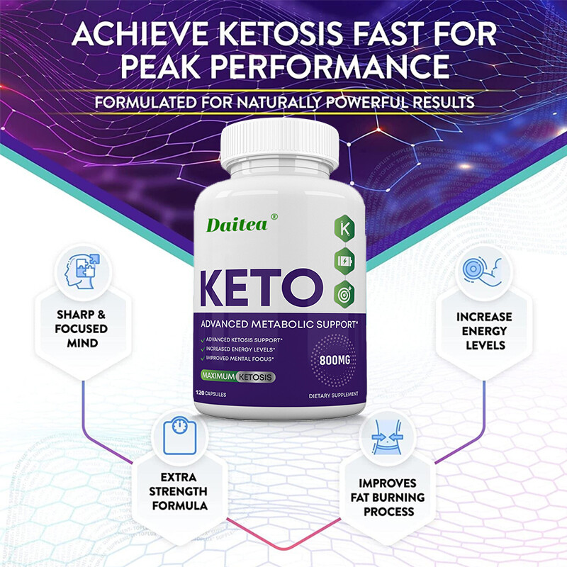 Keto ACV Diet Capsules for Fat Burning, Weight Loss and Detoxification