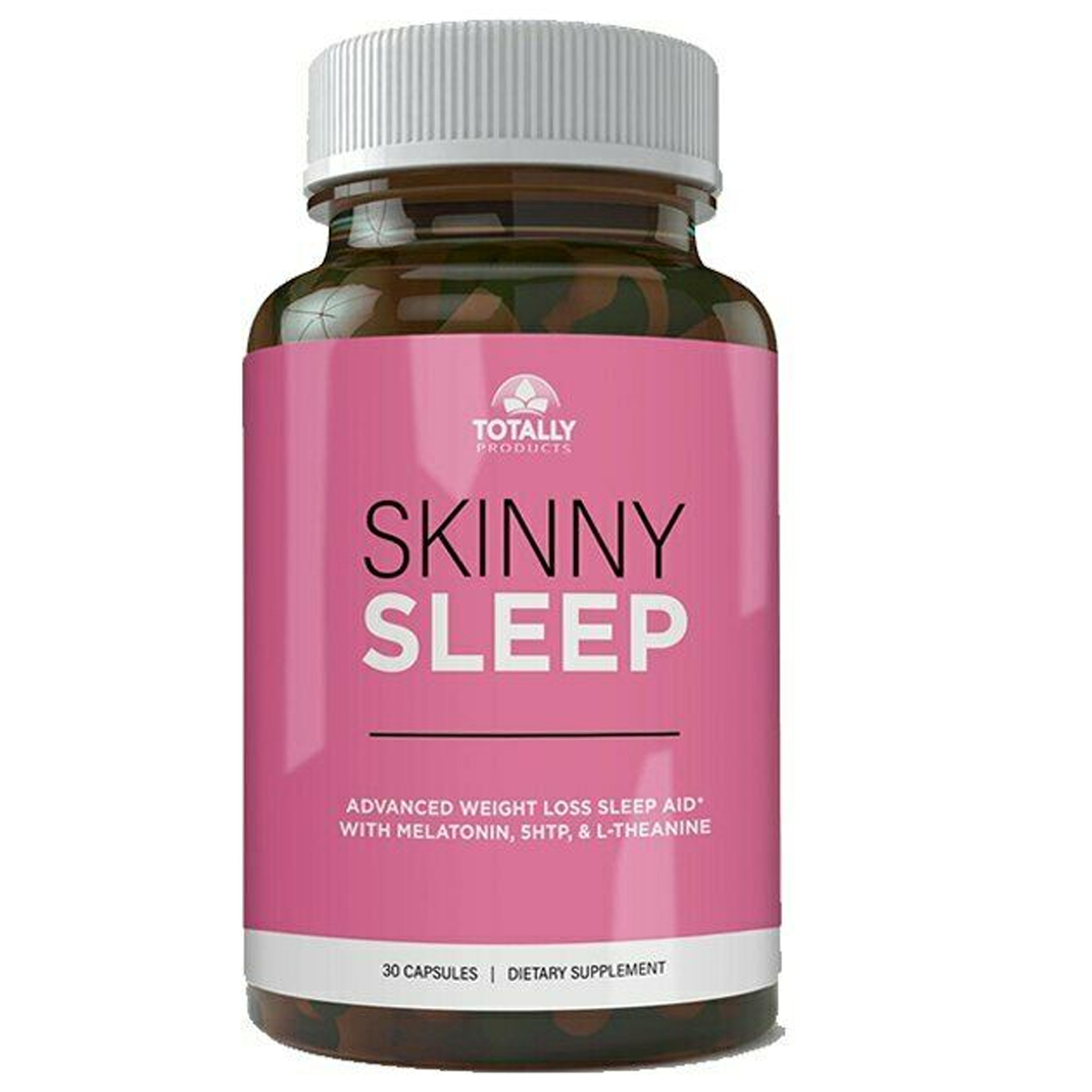 Skinny Sleep Support Weight Management & L-Glutamine Muscle Supplement 60 Caps