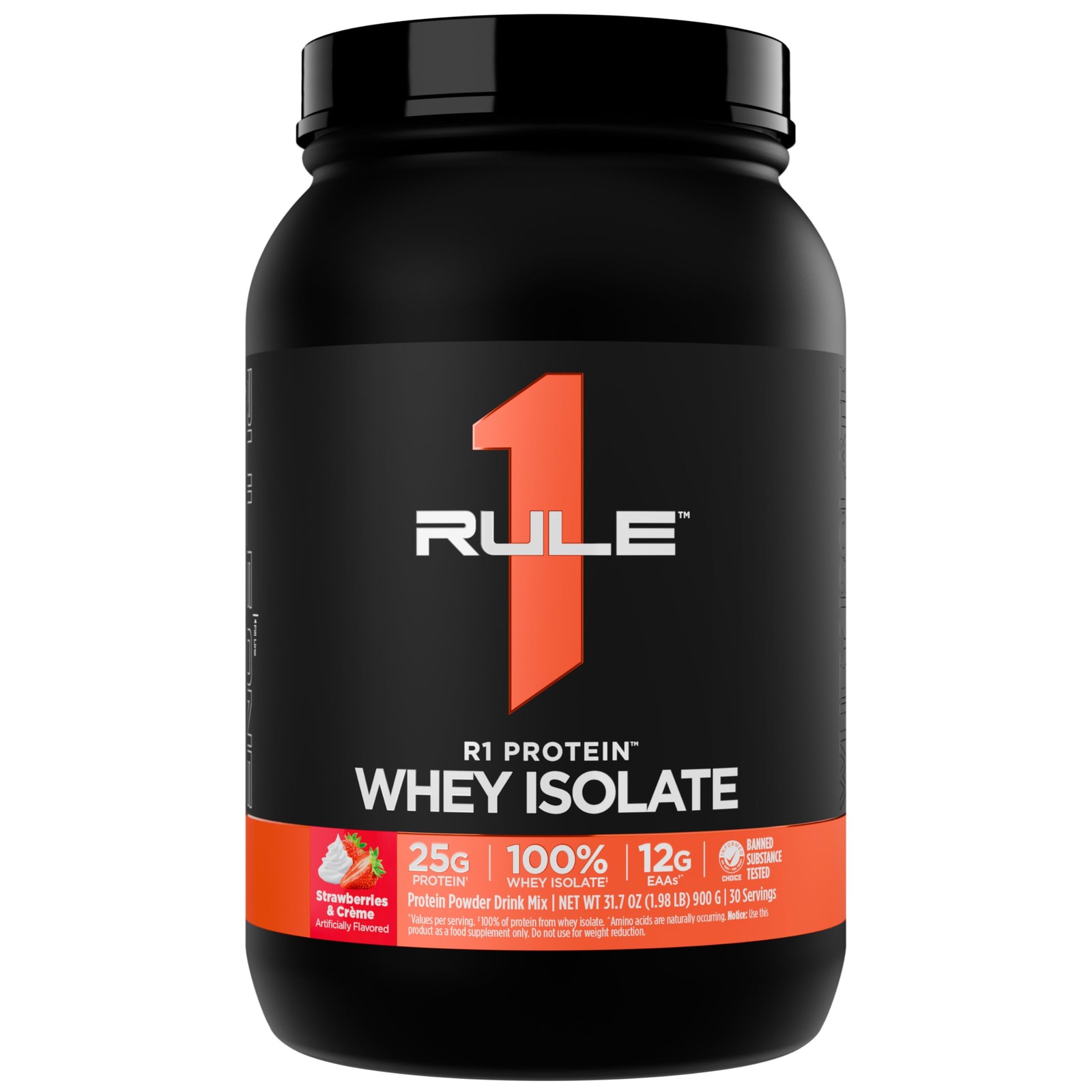 Rule 1 Proteins R1 Protein Whey Isolate with 25g Protein & 6g BCAA Exclusive…