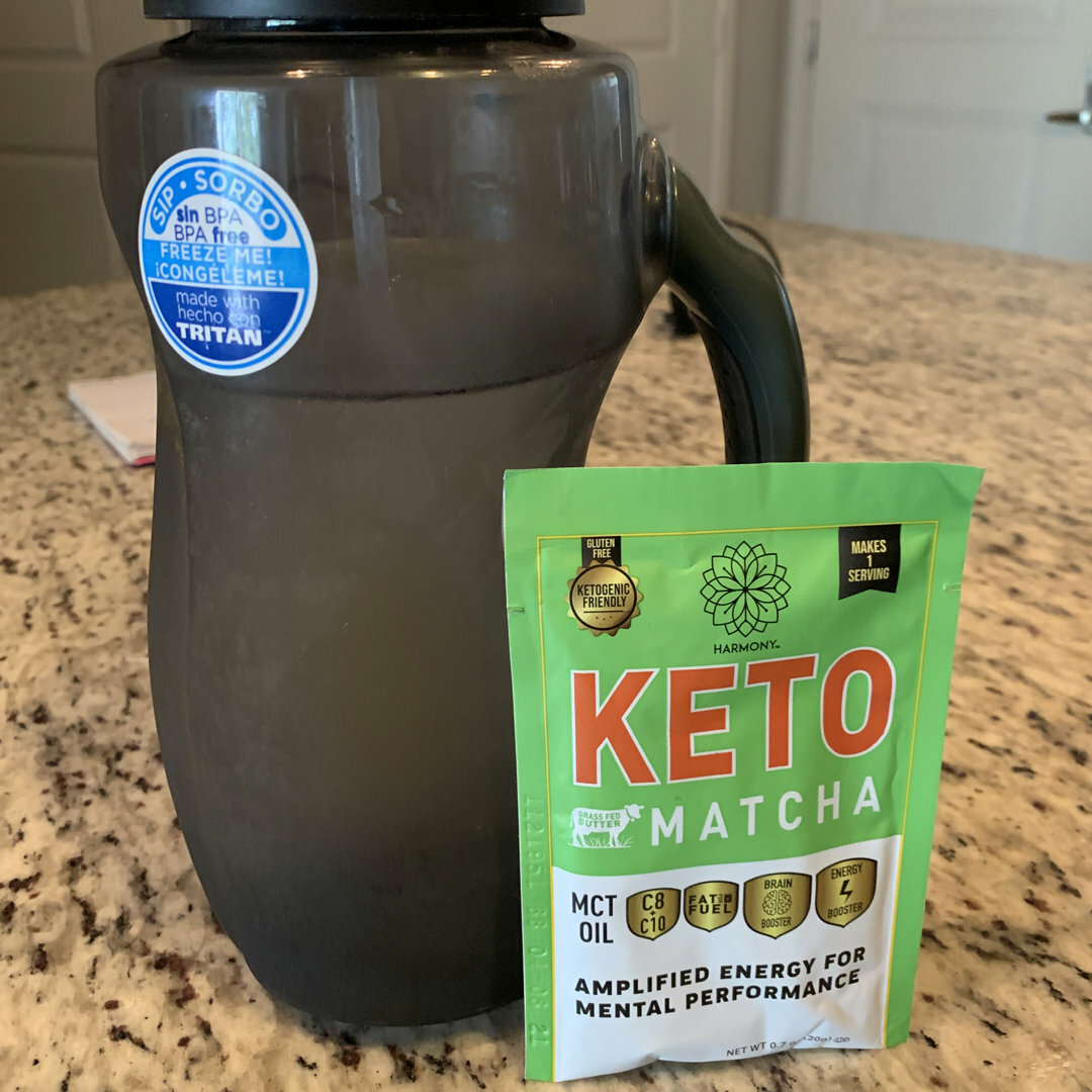 Harmony™Keto Matcha Single Serve To Go Packets 0.7Oz Gluten Free MCT Oil(4 Pack)