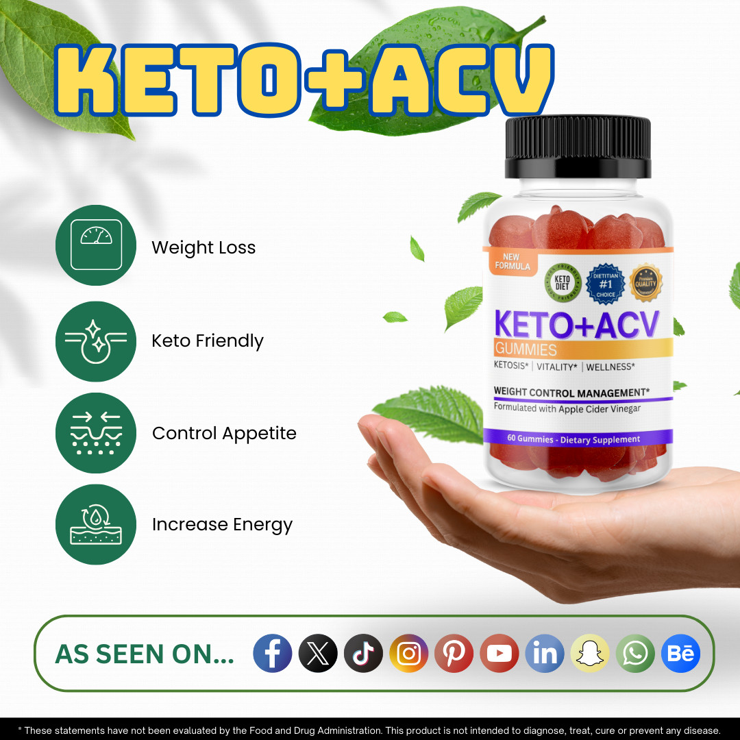 (3 Pack) Keto+ACV Gummies – Keto Apple Cider Vinegar Gummies