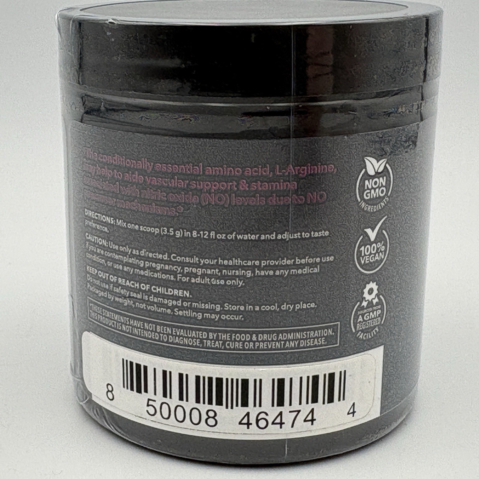Havasu L-Arginine Powder – Mixed Berry Pre-Workout Nitric Oxide Boost 3.7 Oz