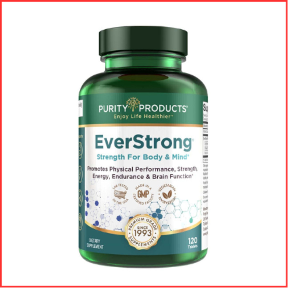 EVERSTRONG Creatine Monohydrate Blend Joint Muscle Energy 120ct PURITY PRODUCTS