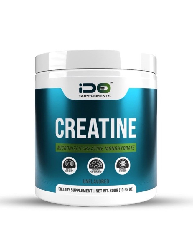 iDo Supplements Creatine Monohydrate 300g -Micronized -Pure & Unflavored
