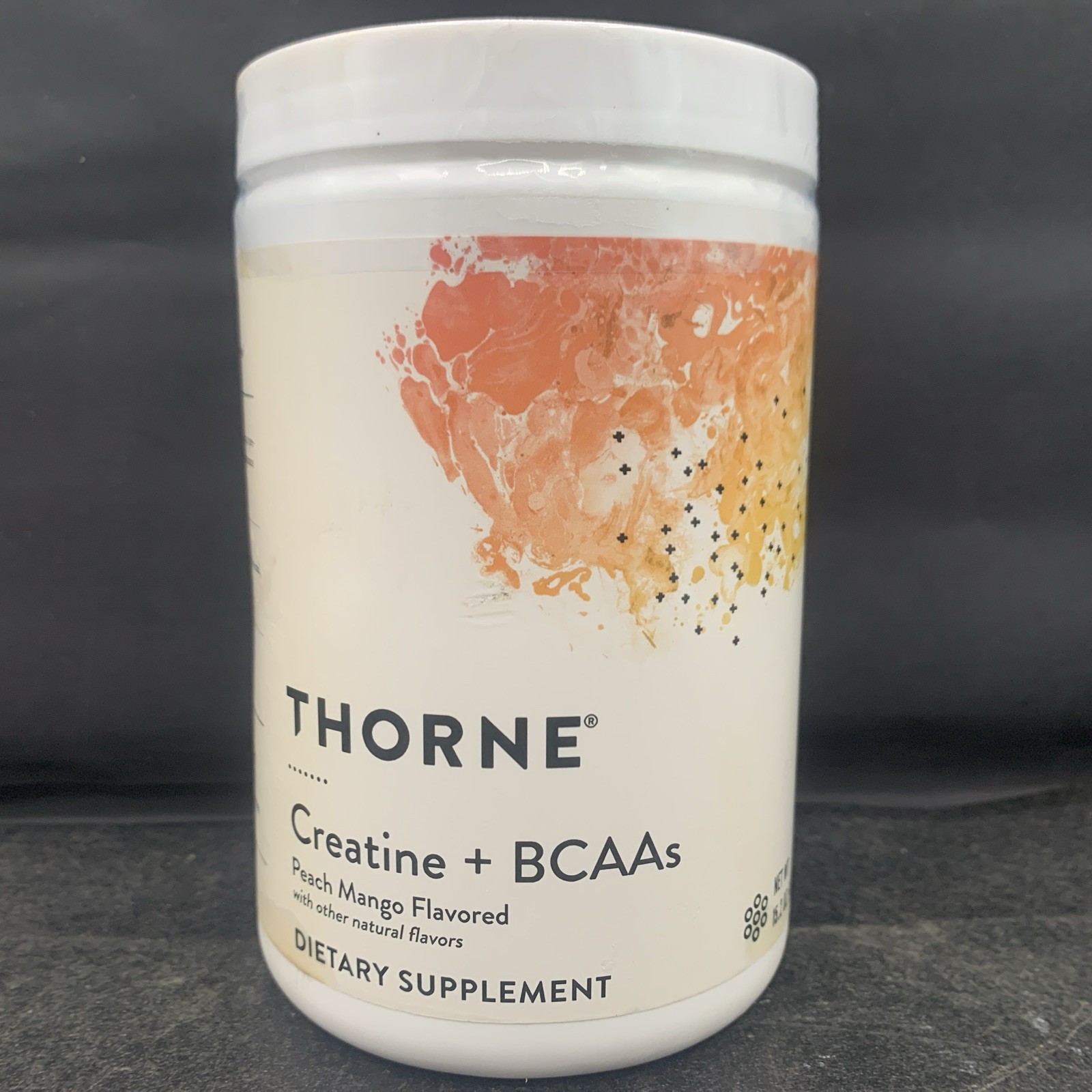 Thorne Creatine Powder Micronized -Peach Mango-60 Servings EXP 08/2027