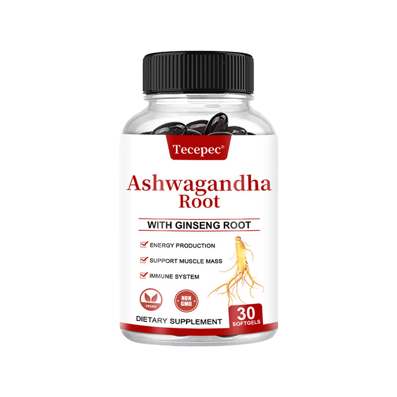 Ashwagandha Root with Ginseng Root Organic Male Herbal Supplement