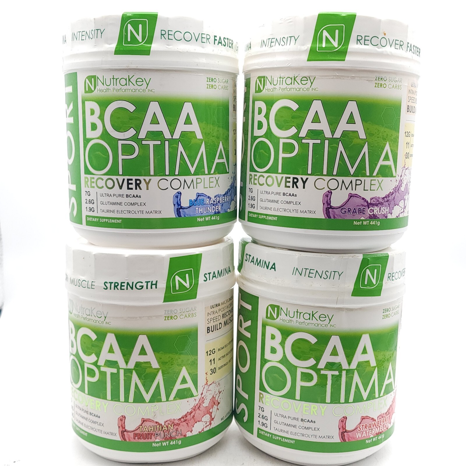 Nutrakey BCAA OPTIMA 30 Servings 4 FLAVORS – Recovery Complex – Choose Flavor