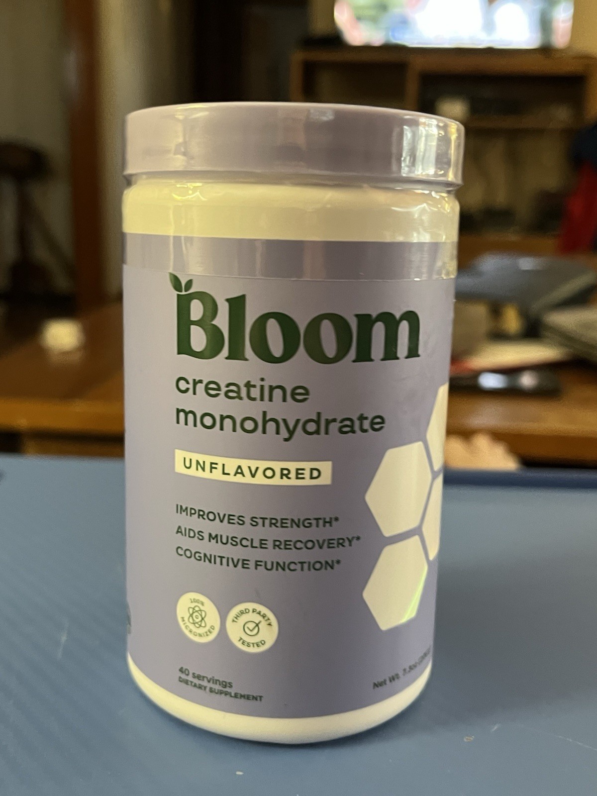 Bloom ~ Creatine Monohydrate Power ~ Unflavored~Exp 03/27~Pre/Post Workout~NIP