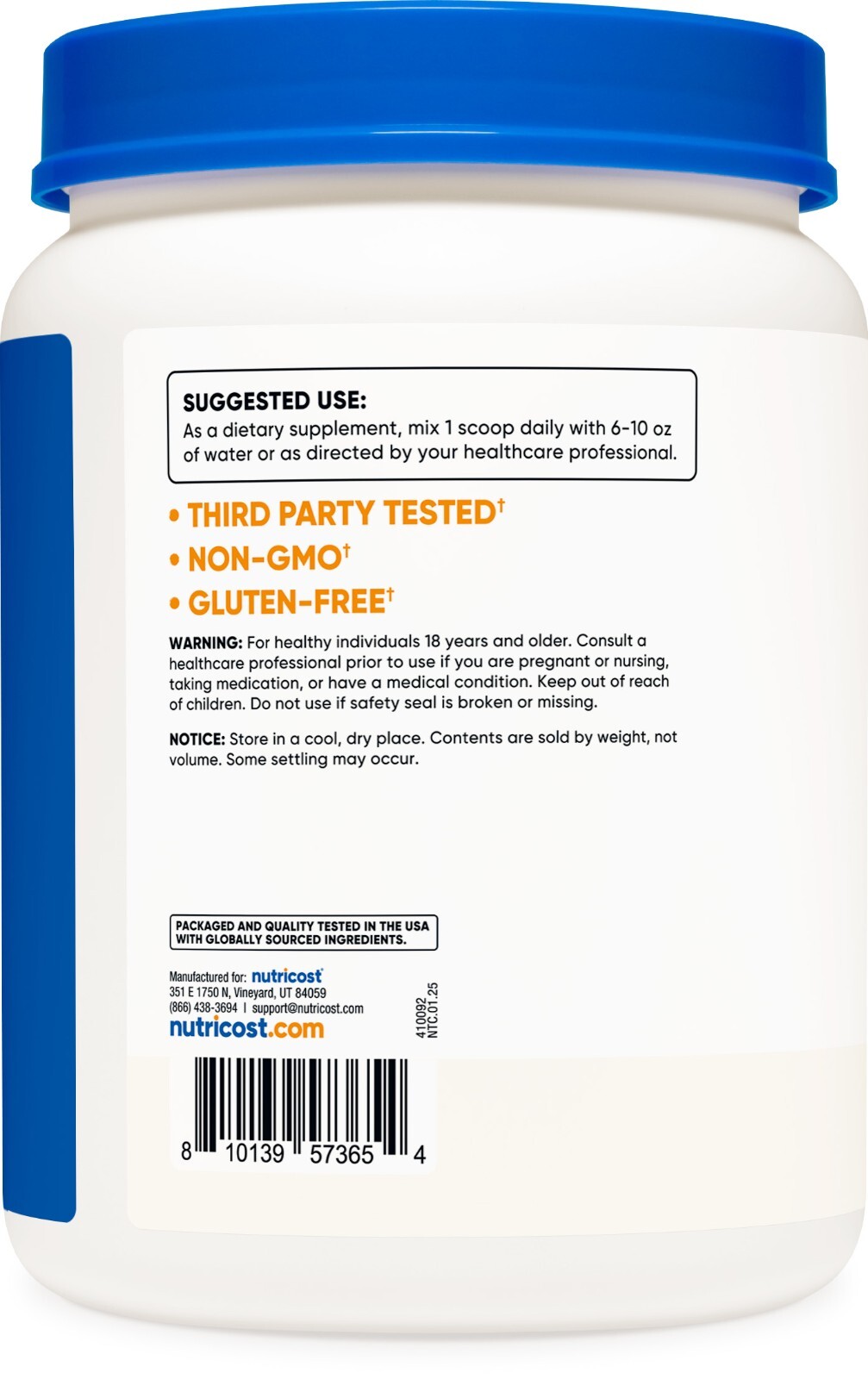 Nutricost L-Arginine (1 KG) – Pure L-Arginine Powder – 5000mg Per Serving