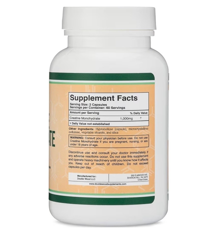 Creatine Pills 1,000Mg per Serving (120 Creatine Capsules) Free Shipping! NEW!..
