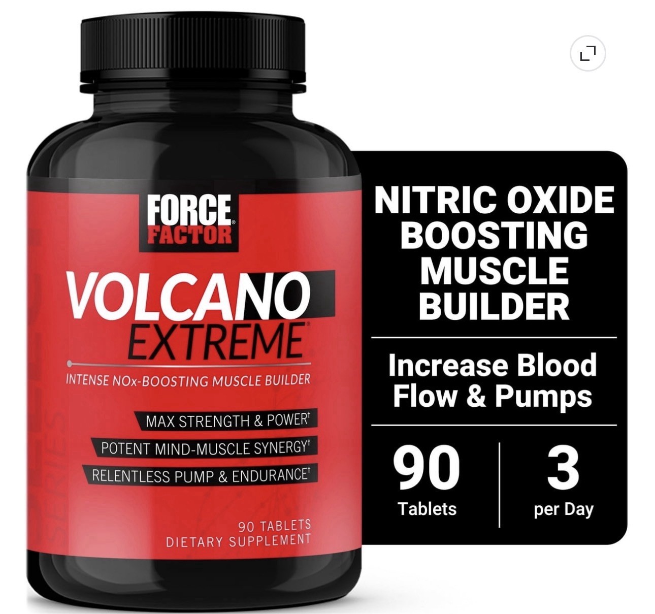 🔥VOLCANO Extreme Pre Workout Nitric Oxide Booster Muscle Builder Focus 01/2028