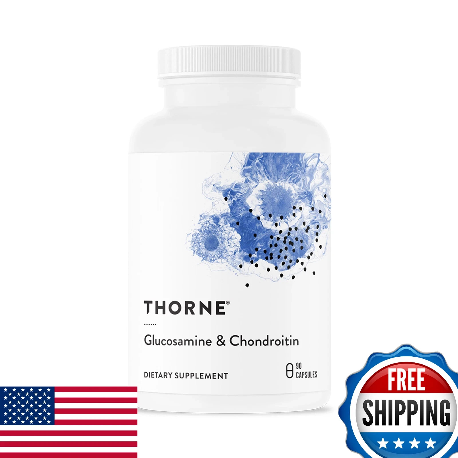 Thorne Glucosamine Chondroitin Joint Support 90 Capsules Healthy Mobility