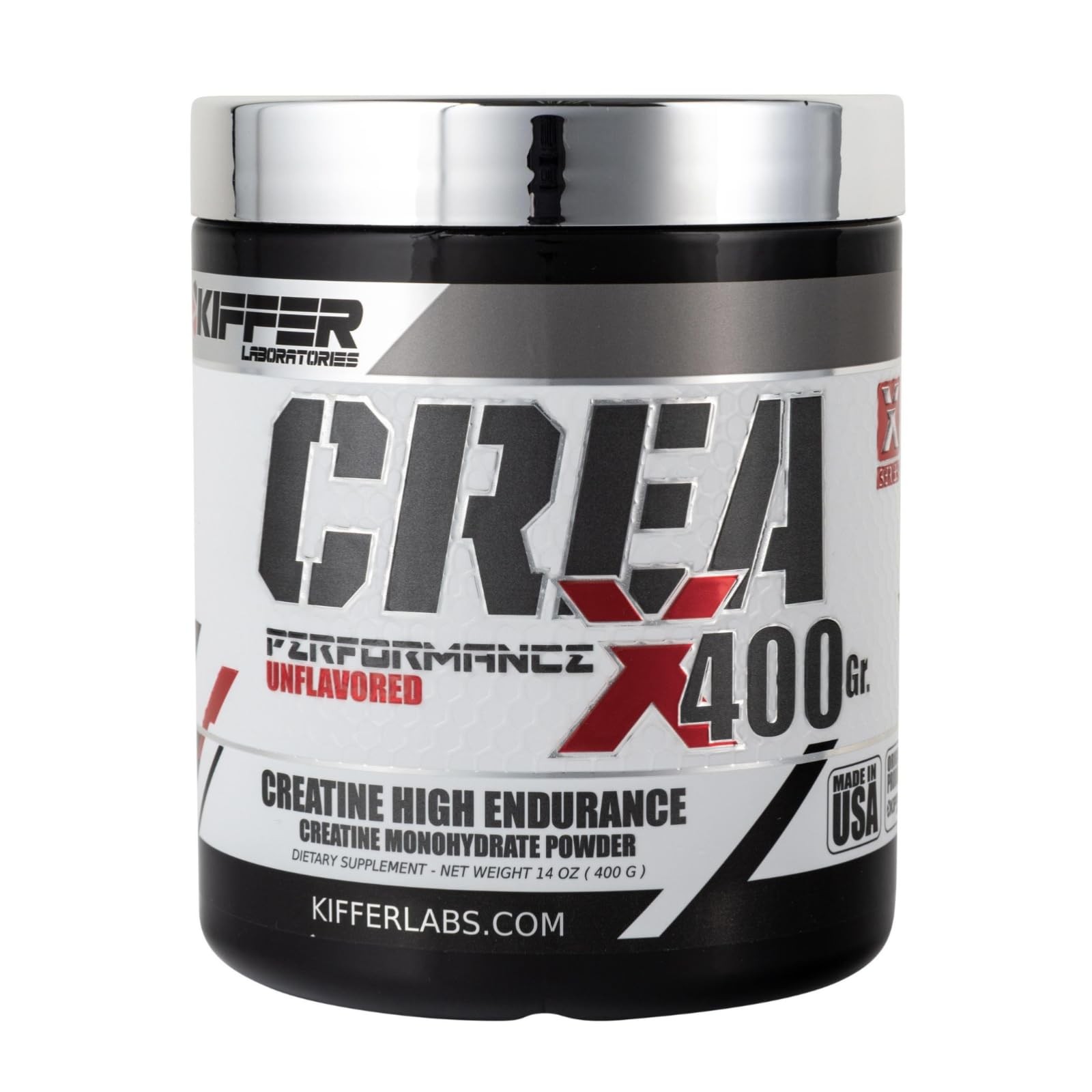 Kiffer Labs CreaX Creatine Monohydrate Powder, 400 g (80 Serving), Pure Creat…