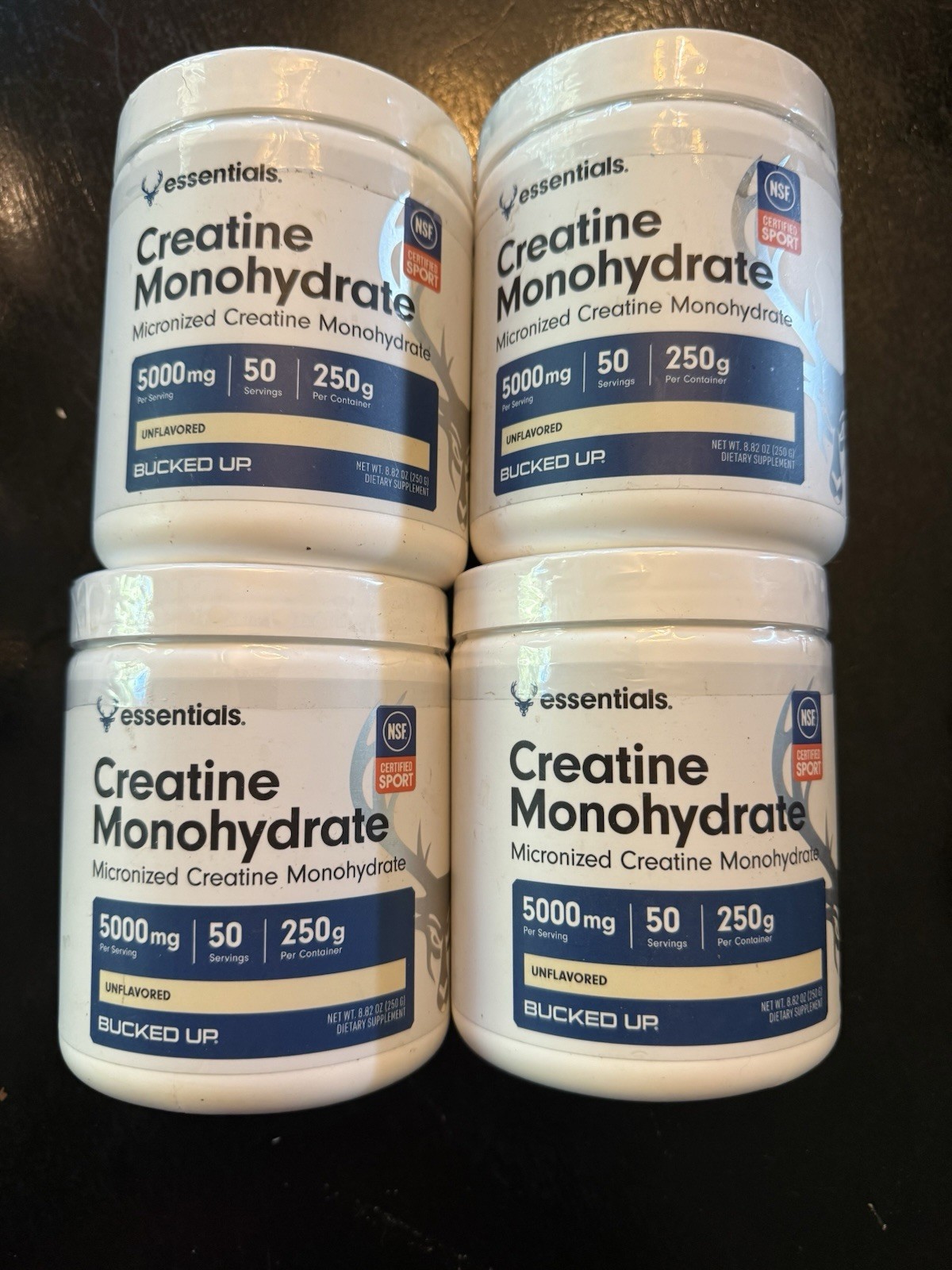 4x Bucked Up Micronized Creatine Powder 200 Servings GF Bodybuilding Sup NEW