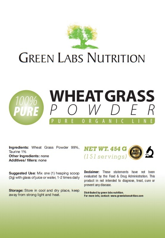 WHEATGRASS 454g Powder Pure Organic Natural SUPERFOOD