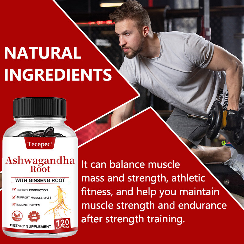 Ashwagandha Root with Ginseng Root Organic Male Herbal Supplement