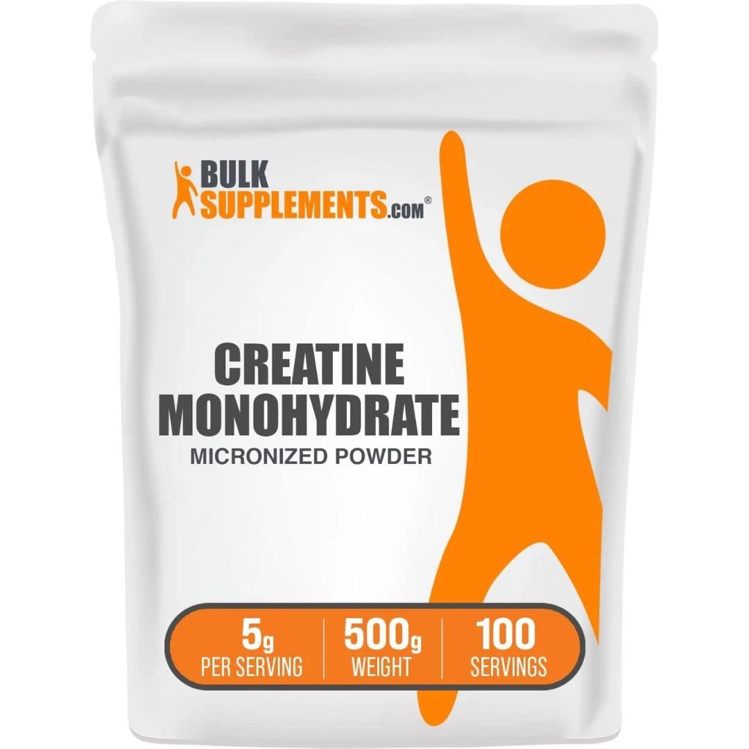 BulkSupplements Creatine Monohydrate (Micronized) Powder – 5g per Serving -500g