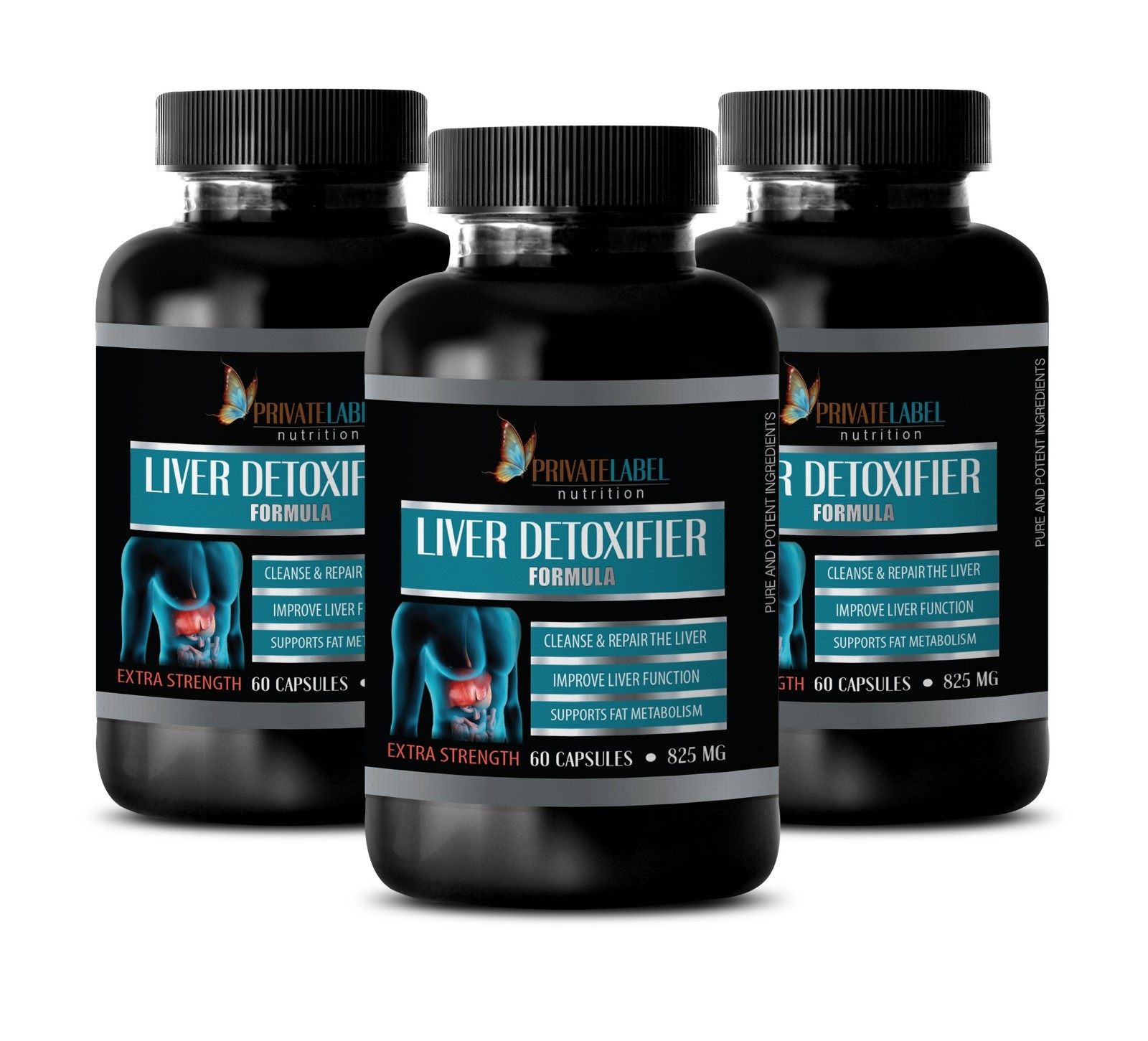 cleanse detox – LIVER DETOXIFIER FORMULA – immune support – 3 Bottles