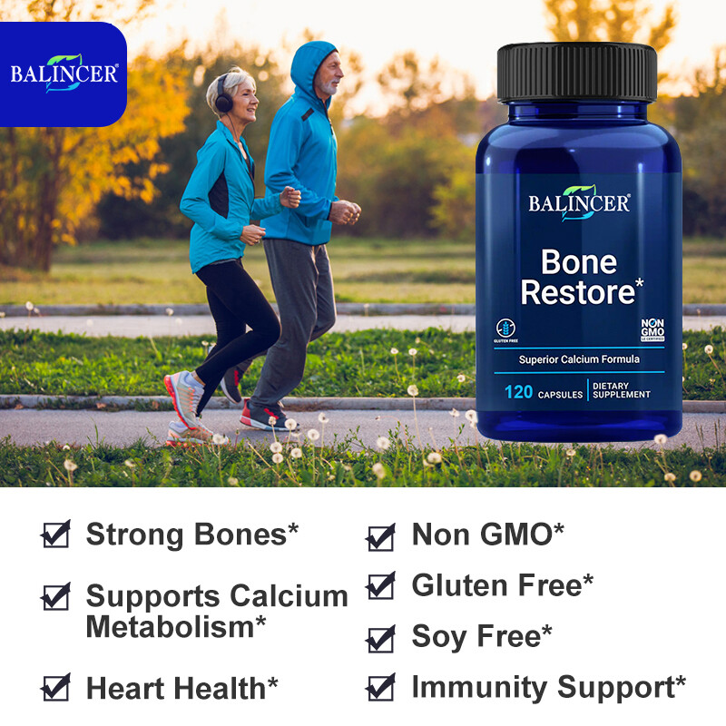 Bone Repair Supplements Excellent Calcium Formula Heart Health 120 Capsules US
