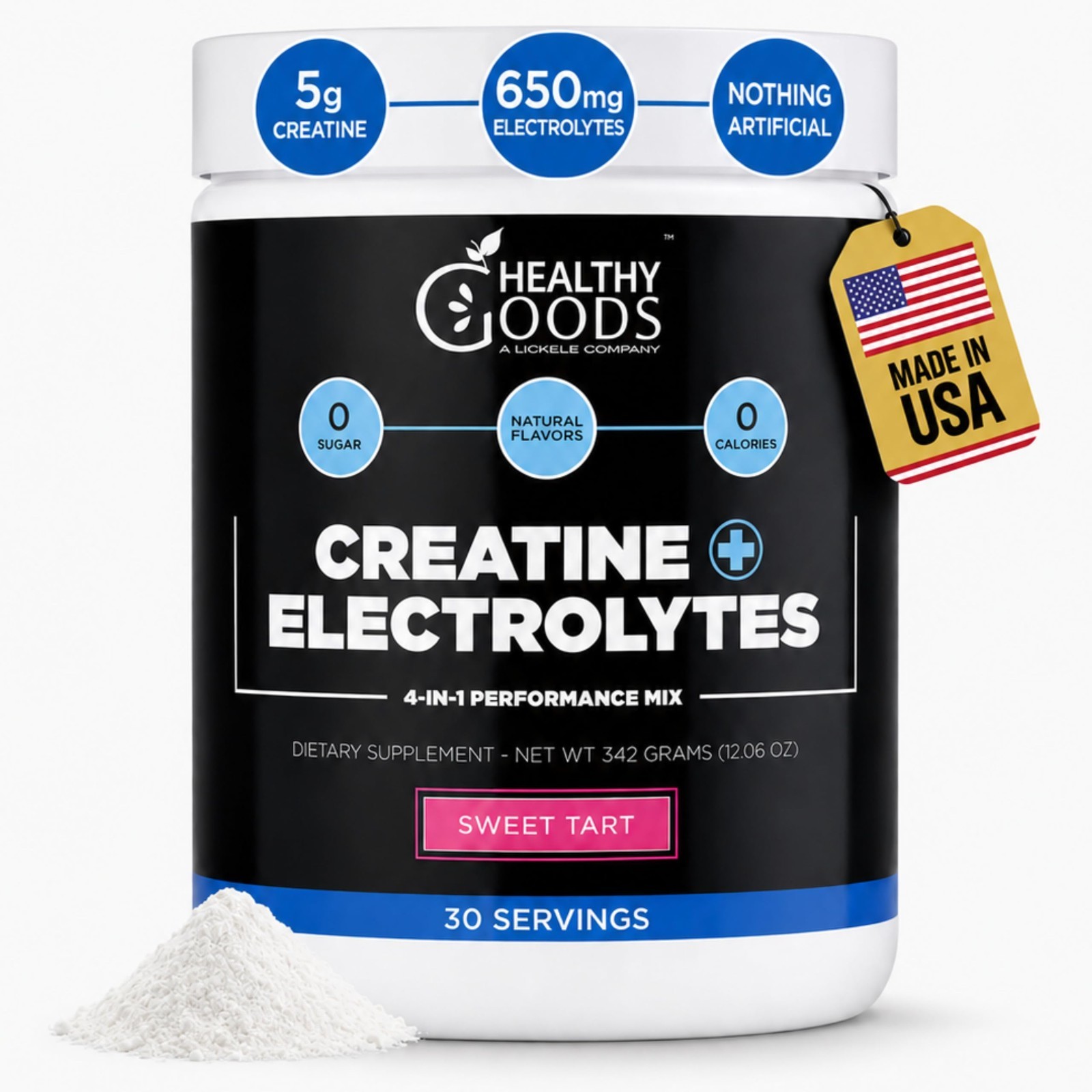 Creatine Monohydrate Powder with Electrolytes – Muscle Recovery & Hydration Boos