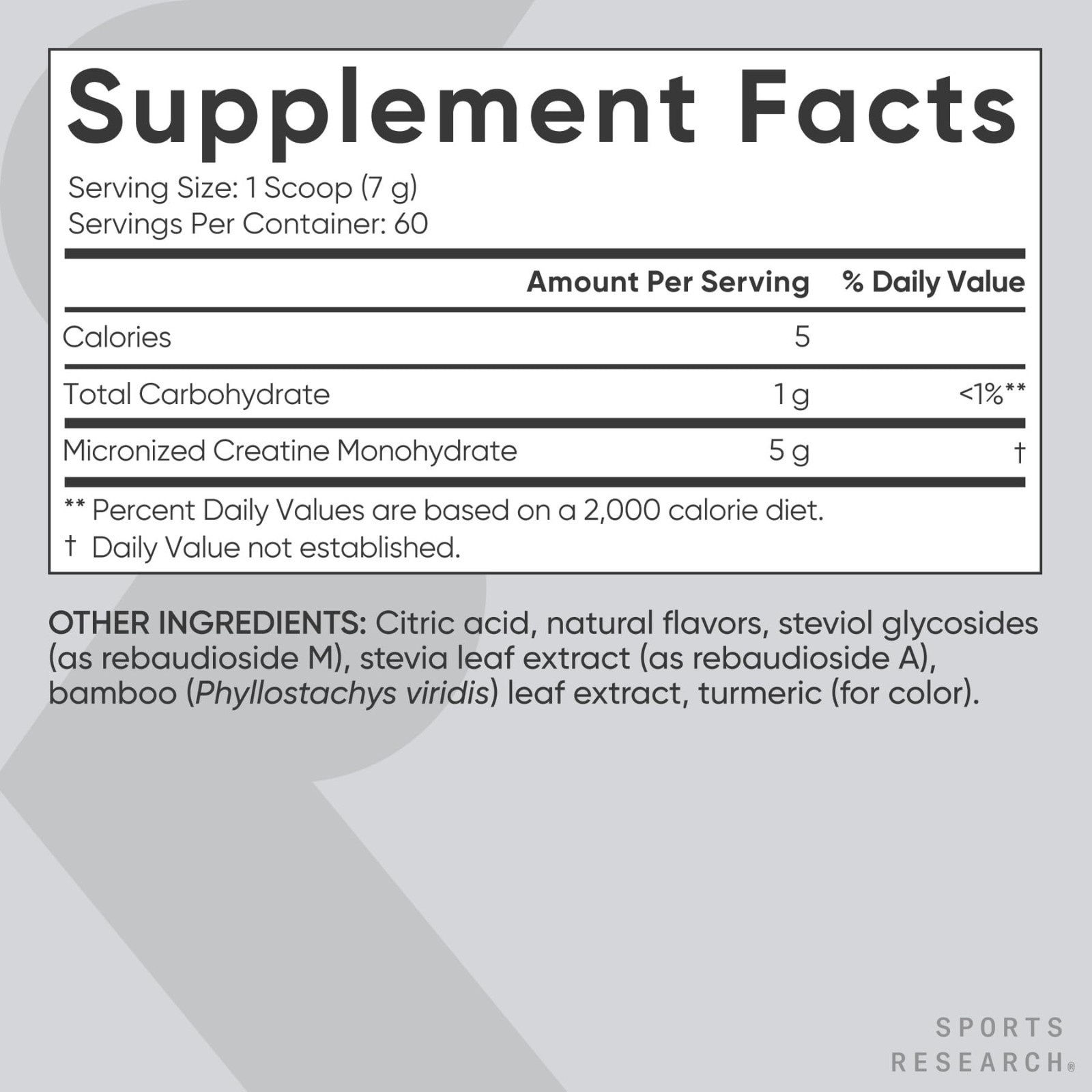 Creatine Monohydrate Powder 5g – Lemonade Flavor, 60 Servings | Lean Muscle Gain