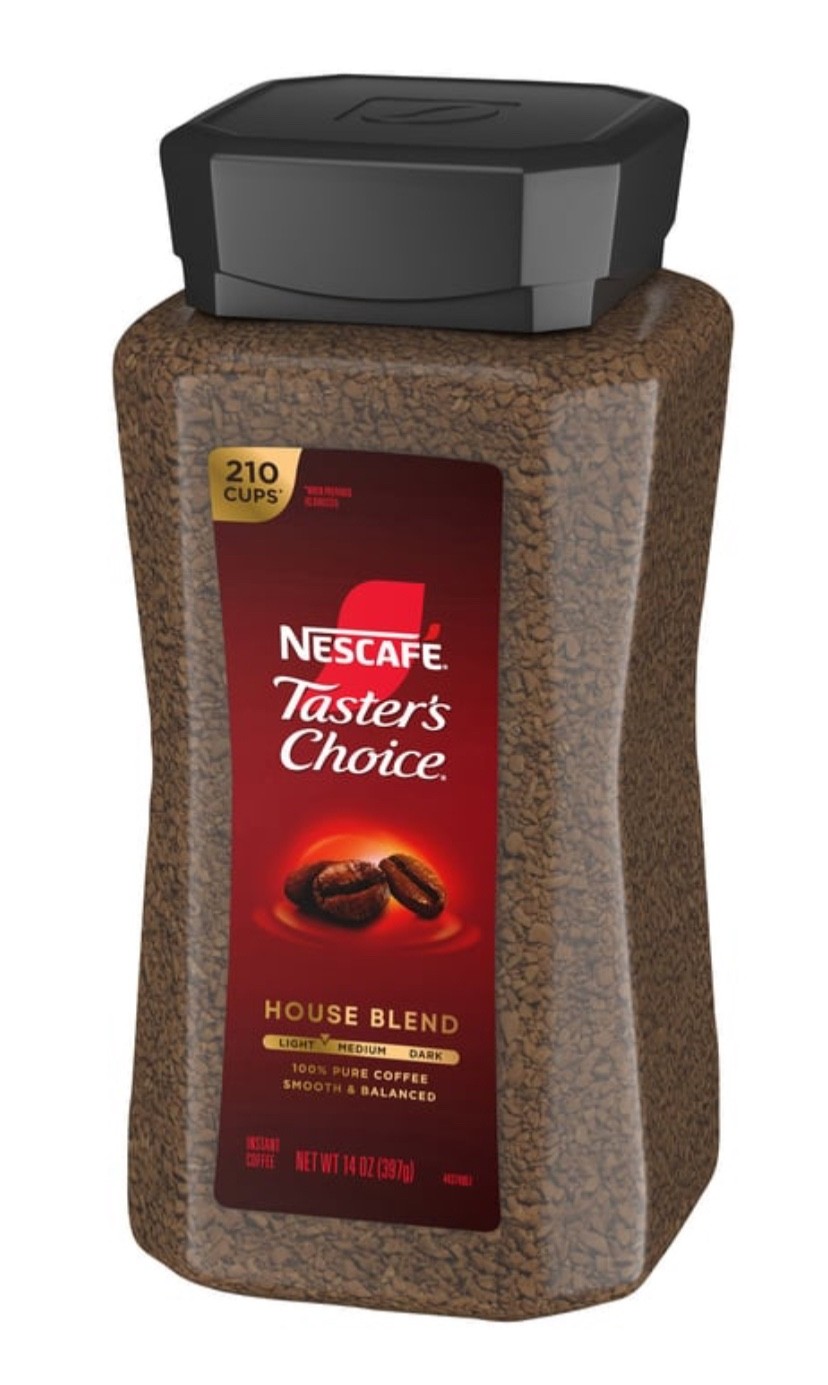 NESCAFE Taster’s Choice House Blend Instant Coffee 14 oz, EXP 03/2027