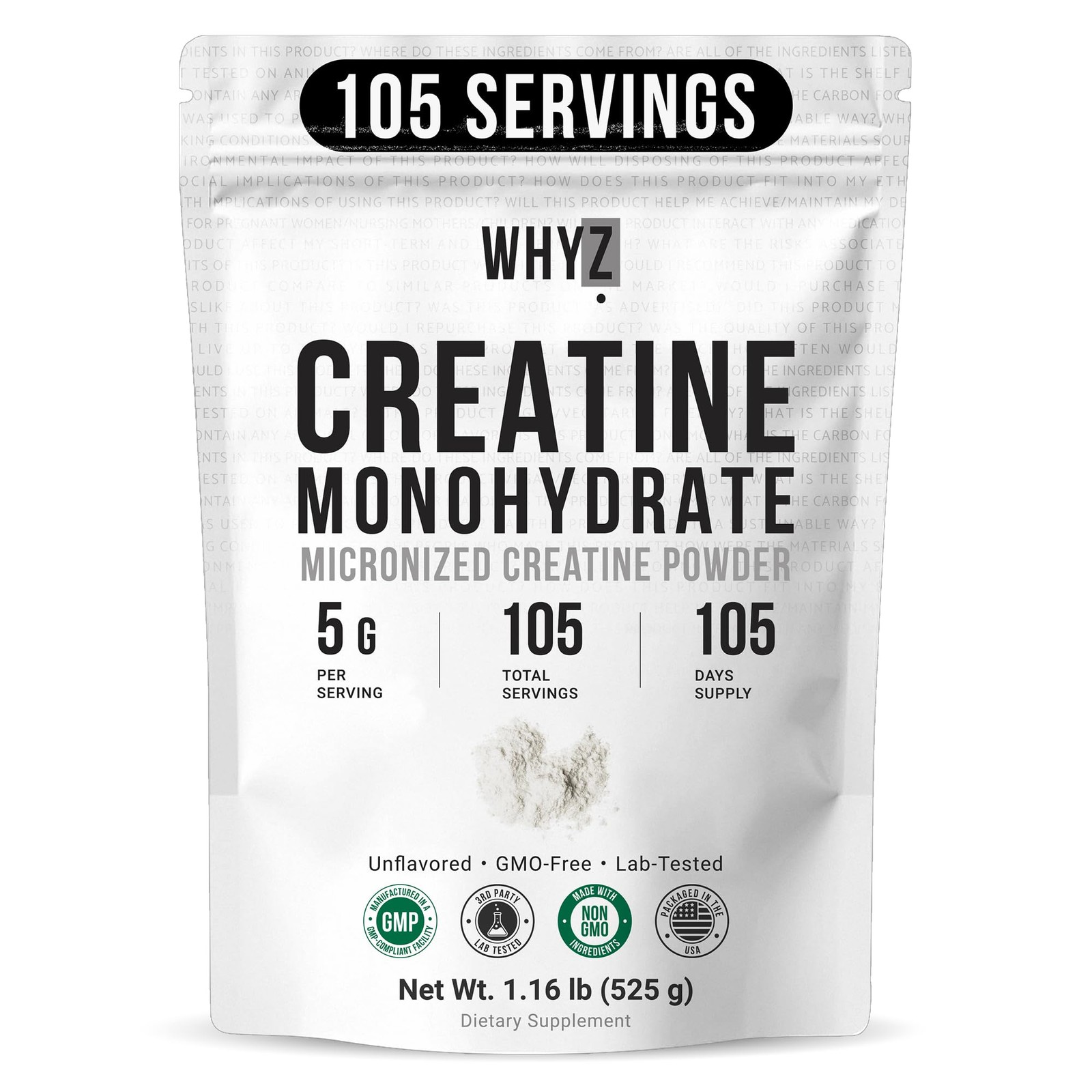 Creatine Monohydrate Powder, Micronized & Unflavored, Creatine Supplement for…