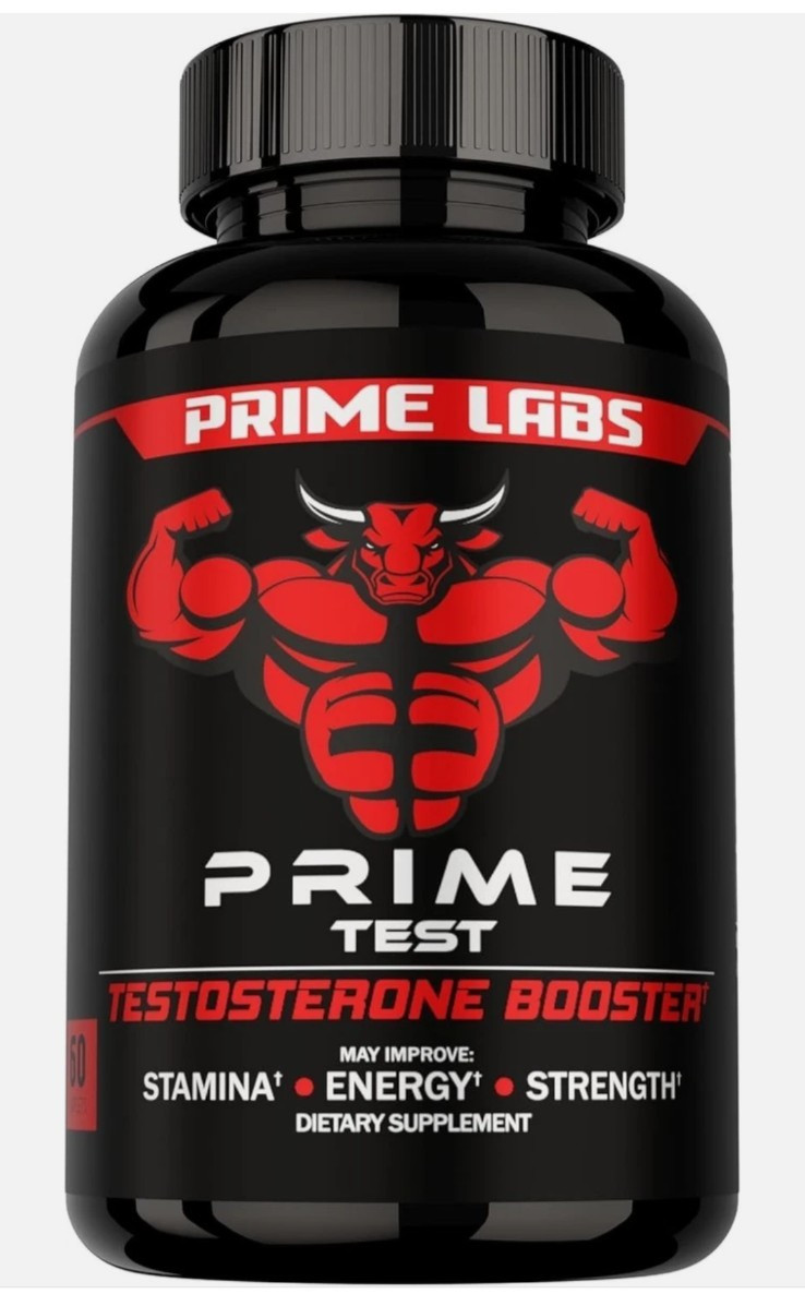 Prime Labs Men’s Testosterone Booster Stamina Endurance 60 Capsules Exp 08/27