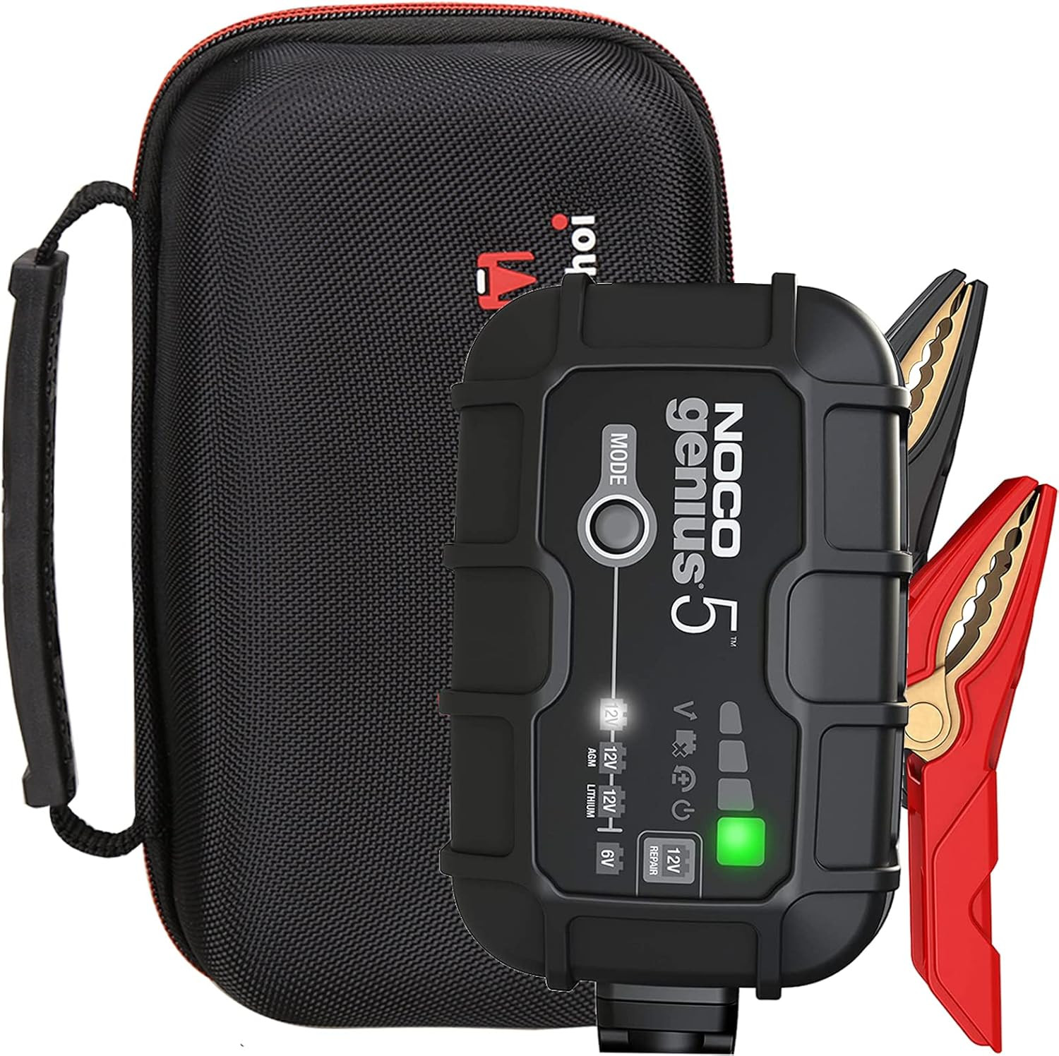 Hard Case for NOCO GENIUS5 Battery Charger – Protective EVA Storage Bag Compati